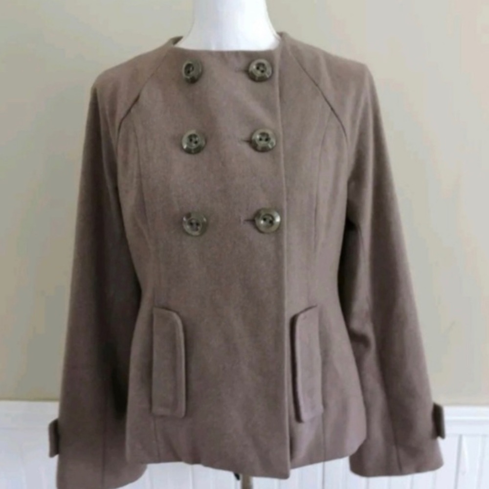 Mossimo Double Breasted Wool Blend Jacket - image 1